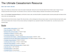 Tablet Screenshot of cessationism.com